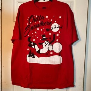 WWE Holiday Tour Outta Snowhere T Shirt Size  XL